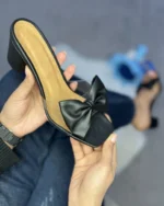 صندل پاپیون پینترستی رنگ مشکی مناسب سایز پا 37 تا 41