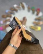 خرید و قیمت صندل طلقی مهرنو | صندل مهرنو - صندل طلقی زنانه مشکی