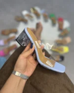 خرید و قیمت صندل طلقی مهرنو | صندل مهرنو - صندل طلقی زنانه بنفش